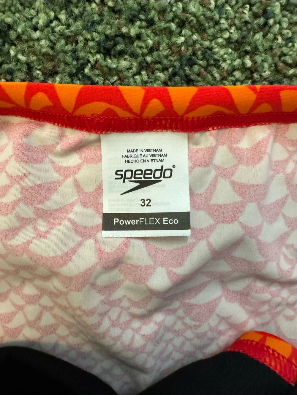 Men’s Speedo Swim Brief in Red/Orange - Size 32 - Excellent Condition NWOT